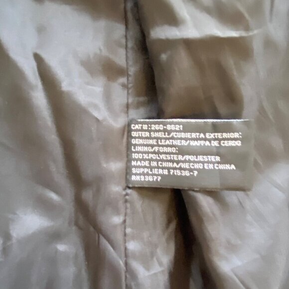 WORTHINGTON Genuine Leather Women's Medium Jacket w/Belt Biker Pockets EUC - Picture 4 of 16